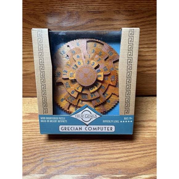 True Genius - Grecian Computer Puzzle Brain Teaser Smart Challenge Jigsaw - Picture 1 of 4